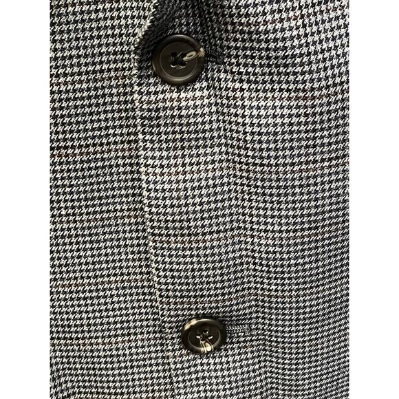 Chaps Sport Coat Mens Size 44L Silk Wool Two Button Single Vented Gray Blue - Picture 6 of 11